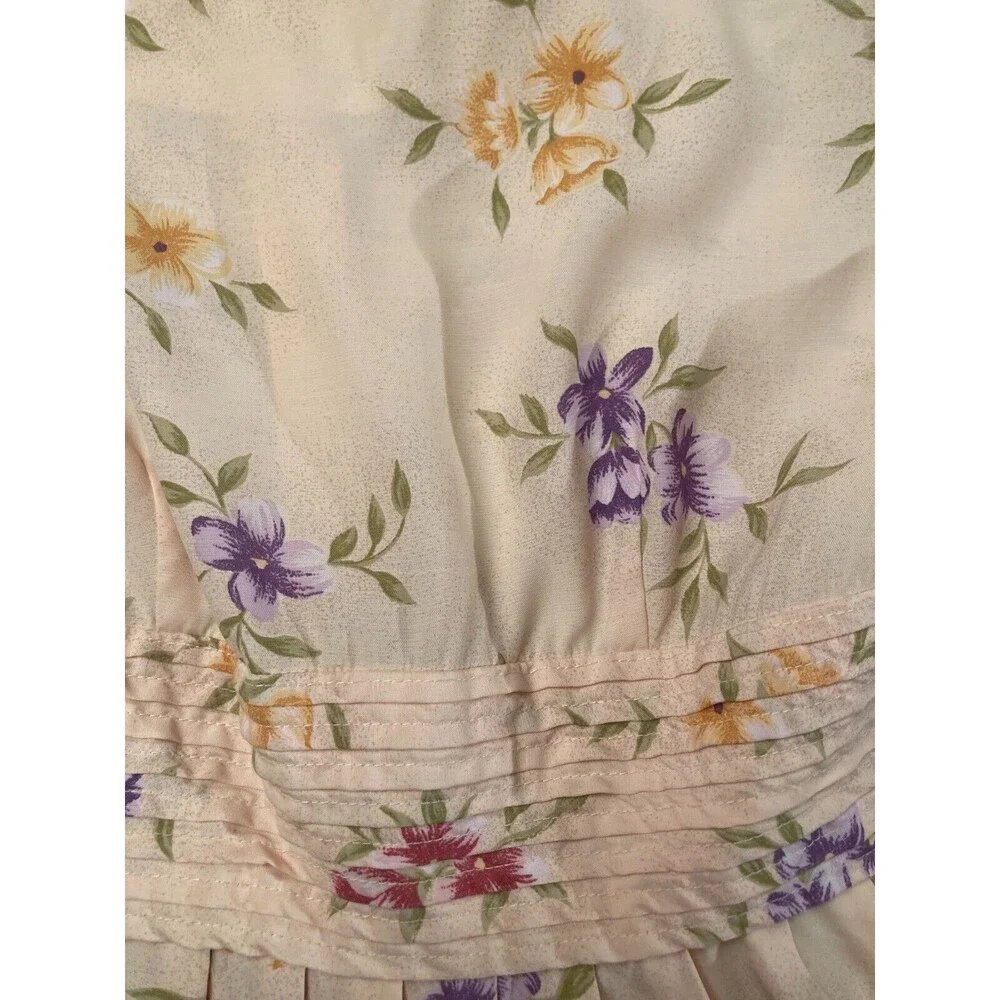 Vintage 90s Floral Dress 1990s Romantic Etheral Whimsigoth Cottage Size Small